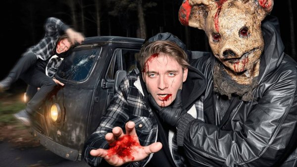 МЕНЯ СБИЛИ НА МАШИНЕ МАНЬЯКА МЫ ПОПАЛИ В ЛОВУШКУ НА ФЕРМЕ