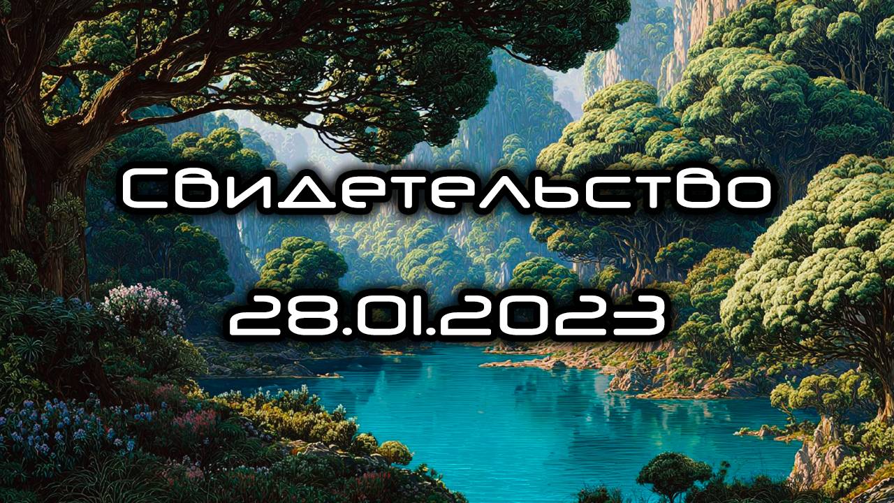 Свидетельство 28.01.2023 смотреть онлайн