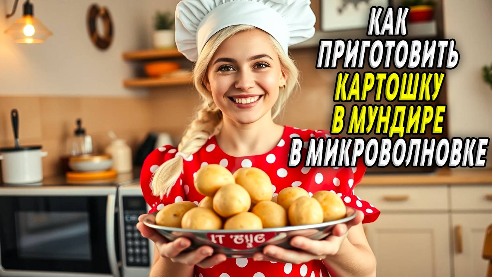 Картошка в мундире в микроволновке как приготовить смотреть онлайн