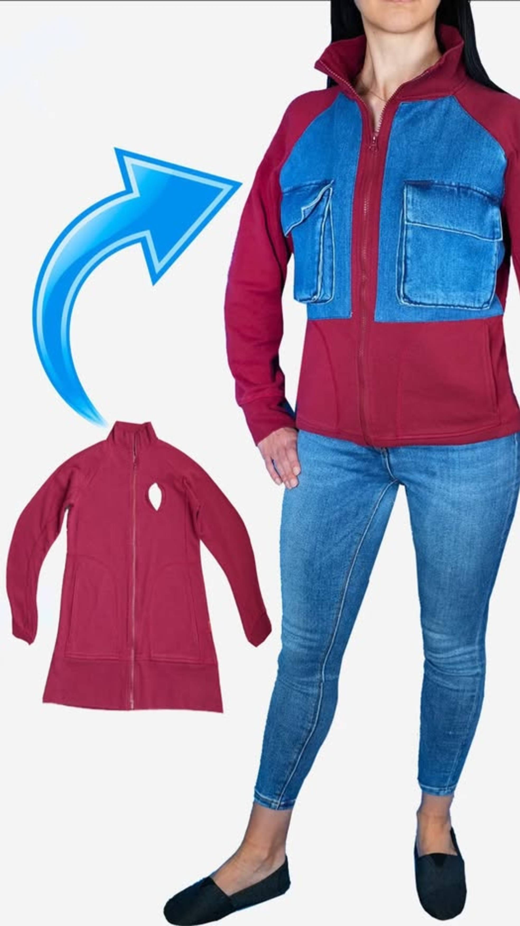 Модная куртка своими руками из старых джинсов MiARTi Лаборатория Рукоделия 🧵✂️