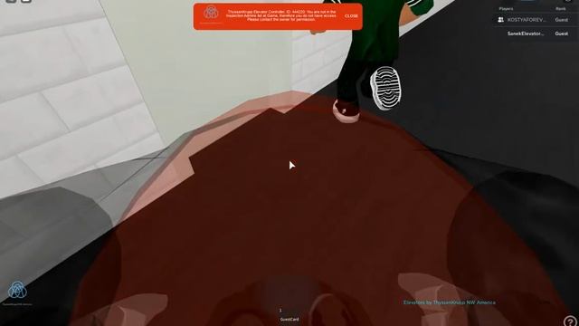 Roblox Электрические Лифты Thyssen Krupp