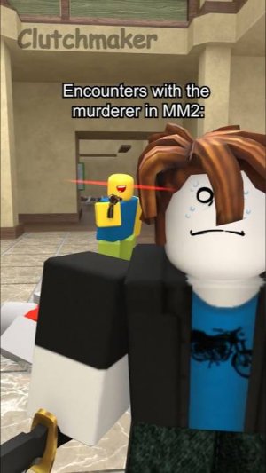 Encounters a murderer #shorts #short #roblox #funny #robloxmemes