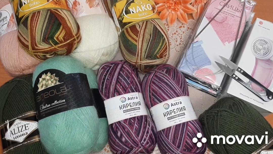 Большая распаковка пряжи!/ Очень много красоты! смотреть онлайн