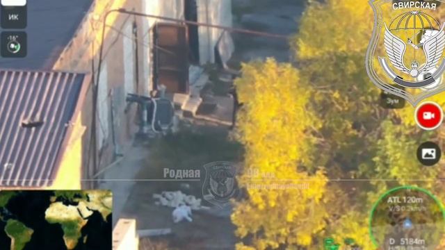 Удар FPV-дроном по ПУ БПЛА ВСУ в г. Херсон 💥🇷🇺👊 смотреть онлайн