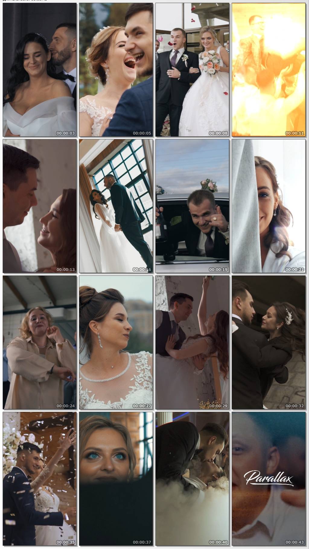 Parallax - Wedding Promo