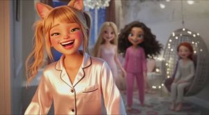 Карамелька - На пижамной вечеринке