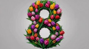 Футаж. 8 марта.