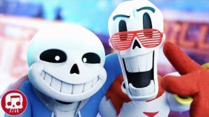 Sans and Papyrus Song (Remastered) - An Undertale Rap by JT Music ＂To The Bone＂ (перезалив)