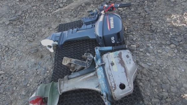 Ямаха 15 против Вихрь 20 часть 2. Казанка с загрузкой.