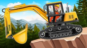 МУЛЬТИК МАШИНКИ ВИДЕО ПРО МАШИНКИ СТРОЯТ МОСТ ИЗ БРЕВЕН МУЛЬТФИЛЬМЫ ЦВЕТНЫЕ МАШИНКИ ИГРУШКИ МАШИНКИ