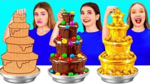 Бедная vs Богатая vs Ультра богатая еда Челлендж от TeamTeen Challenge