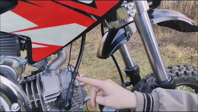 Установка моточасов на питбайк