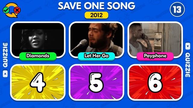 Save One Song Per Year - 6 Songs Each Year 2000 - 2024 _ Music Quiz смотреть онлайн
