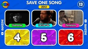 Save One Song Per Year - 6 Songs Each Year 2000 - 2024 _ Music Quiz