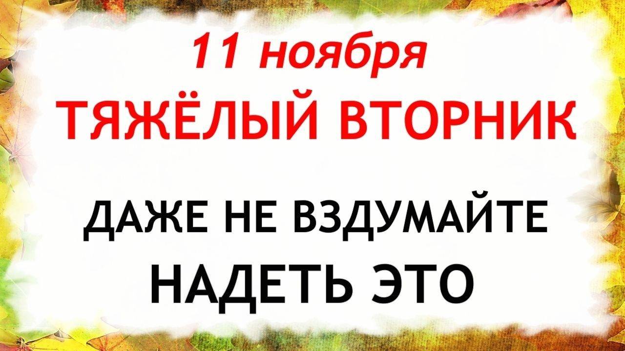 11 ноября День Анастасии. Что нельзя делать 11 ноября. Народные Традиции и Приметы. смотреть онлайн