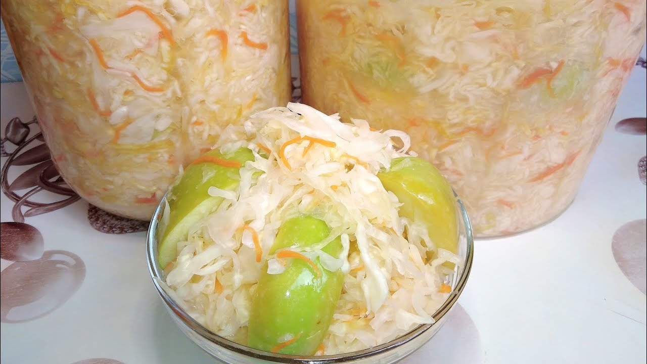 Капуста квашеная ХРУСТЯЩАЯ на зиму смотреть онлайн