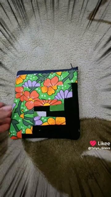 Косметичка из мелких обрезков смотреть онлайн