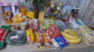 Закупились немного продуктами, выздоравливаю