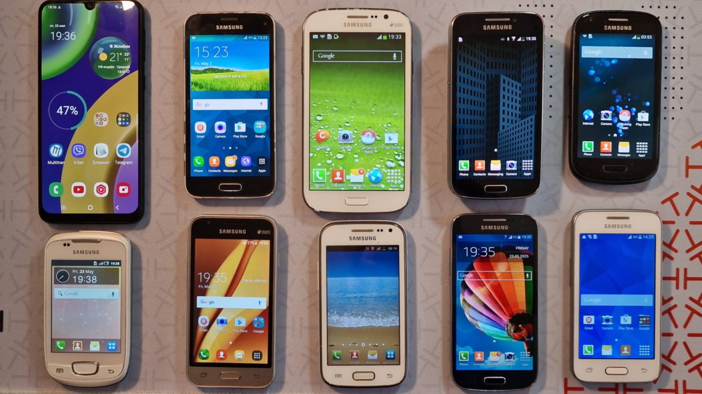 Моя коллекция смартфонов Samsung Galaxy смотреть онлайн