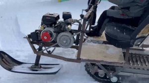 самодельный снегоход