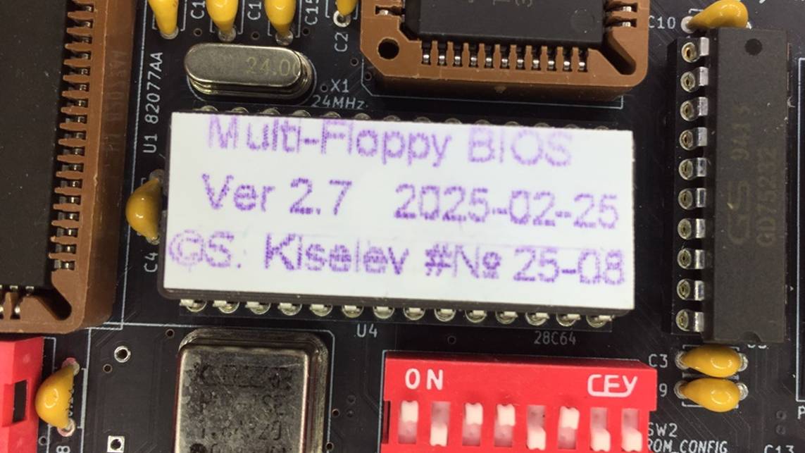 ISA Floppy Disk And Serial Controller в варианте платы от Киселева