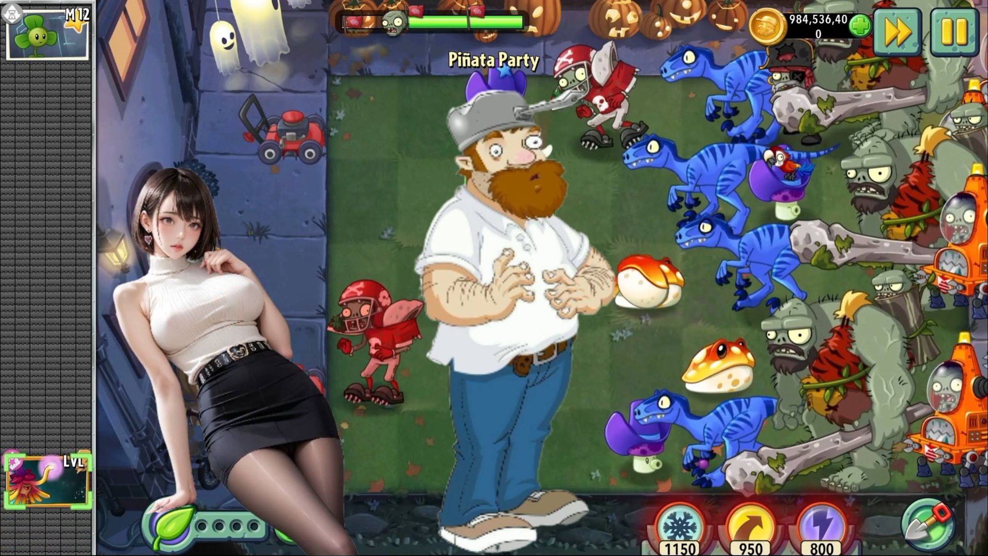 Зомби против растений! Plants vs Zombies ПвЗ PvZ Растения против Зомби прохождение смотреть онлайн