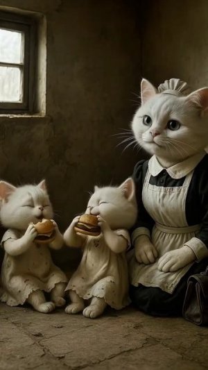 Добрый котик . #мультик #заработок #нейросеть #рекомендация #лайки