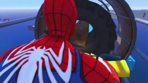 МУЛЬТИКИ ДЛЯ МАЛЫШЕЙ ПРО СУПЕР ГЕРОЕВ.  ОТВАЖНЫЙ СУПЕР ГЕРОЙ КАТАЕТСЯ НА МОТОЦИКЛЕ И СБИВАЕТ ВРАГОВ.