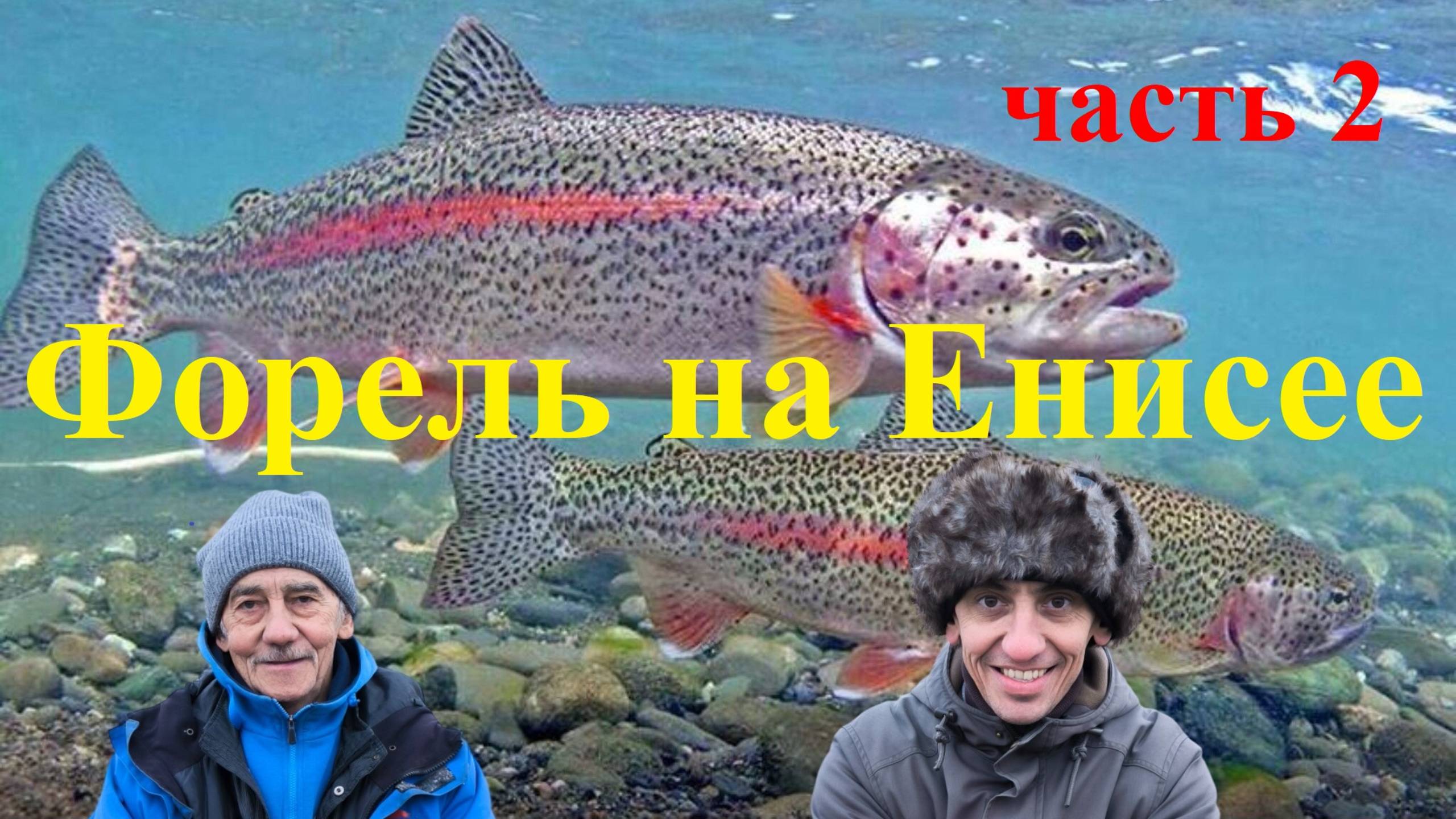 Ловля форели. Рыбалка. Енисей