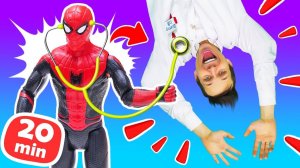 Человек-Паук становится Веномом! 🕷️🖤 Супергерои в Клинике!