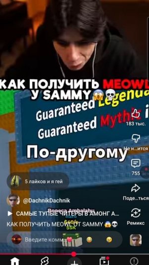 как получить Meowl от Sammy