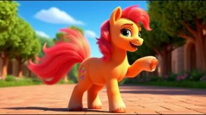 Песенка про милую пони по имени Радуга