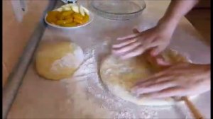 Выпечка на КЕФИРЕ ПИРОГ с ПЕРСИКАМИ пирог на кефире