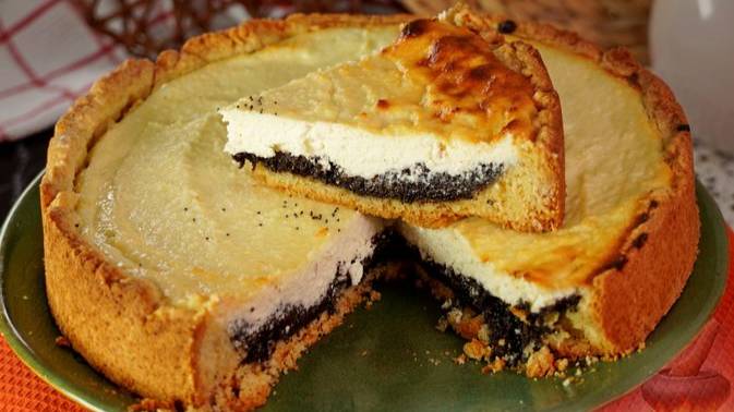 Тесто хрустит, начинка тает. ПЕСОЧНЫЙ ПИРОГ С МАКОМ И ТВОРОГОМ смотреть онлайн