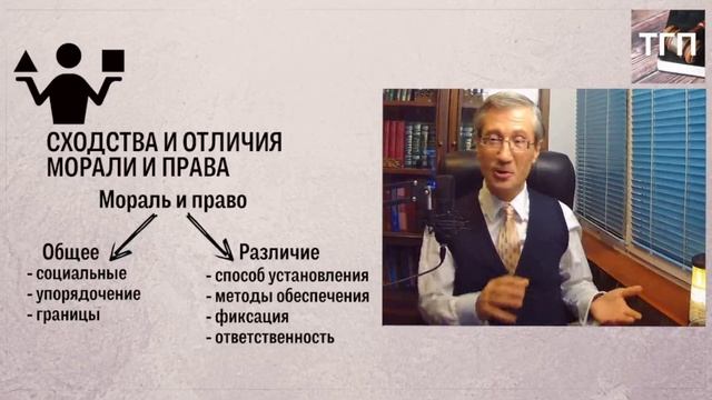 Сходства и отличия морали и права смотреть онлайн