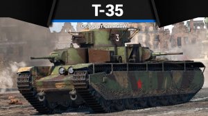 НЕВОЗМОЖНО УНИЧТОЖИТЬ Т-35 в War Thunder | CrewGTW, Крюга
