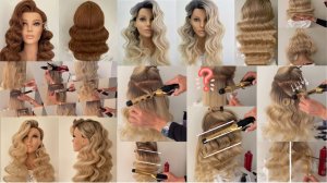 Идеальные мягкие Голливудские волны | Укладка плойкой и утюжком