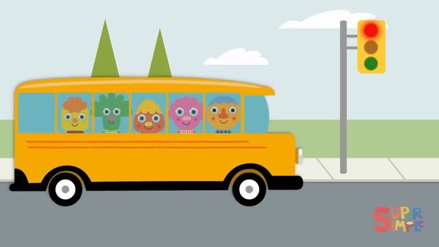 The Wheels On The Bus featuring Noodle & Pals _ Super Simple Songs.mp4 смотреть онлайн