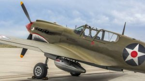 Сборка бумажной модели Curtiss P-40E Halinski 2_2004 Часть 1