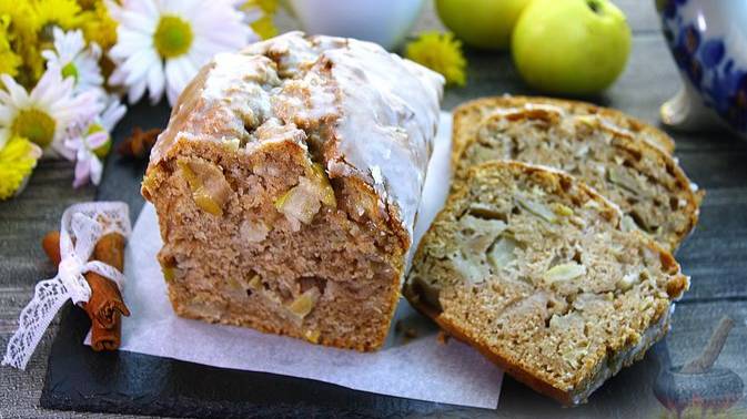 Яблочный десерт. КЕКС С ЯБЛОКАМИ смотреть онлайн