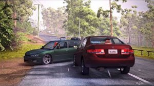 BeamNG Drive — Опасные аварии при обгоне