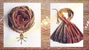 Красивейший палантин разными узорами 🌹🏵️