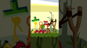 Angry birds с нарисованными человечками