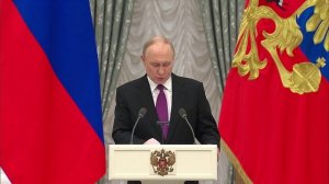 Награждение разработчиков ракеты «Буревестник» и беспилотного подводного аппарата «Посейдон»