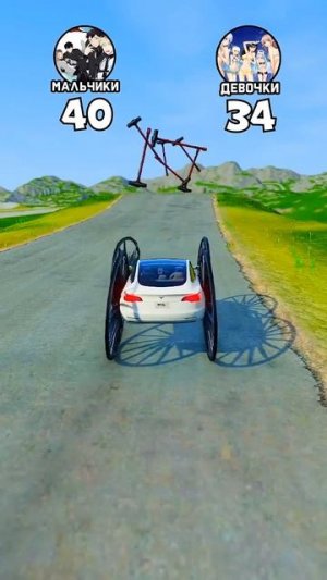 ДЕВОЧКИ vs МАЛЬЧИКИ в Бименджи драйв 999 / beamng.drive