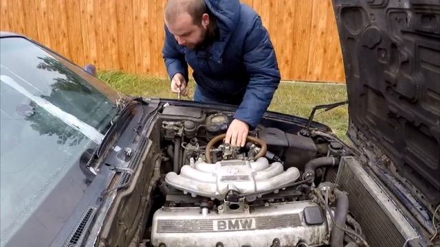 ОЖИВЛЕНИЕ BMW E34!!!! КУПИЛ ЗА 15 ТЫС. РУБЛЕЙ!!!! смотреть онлайн