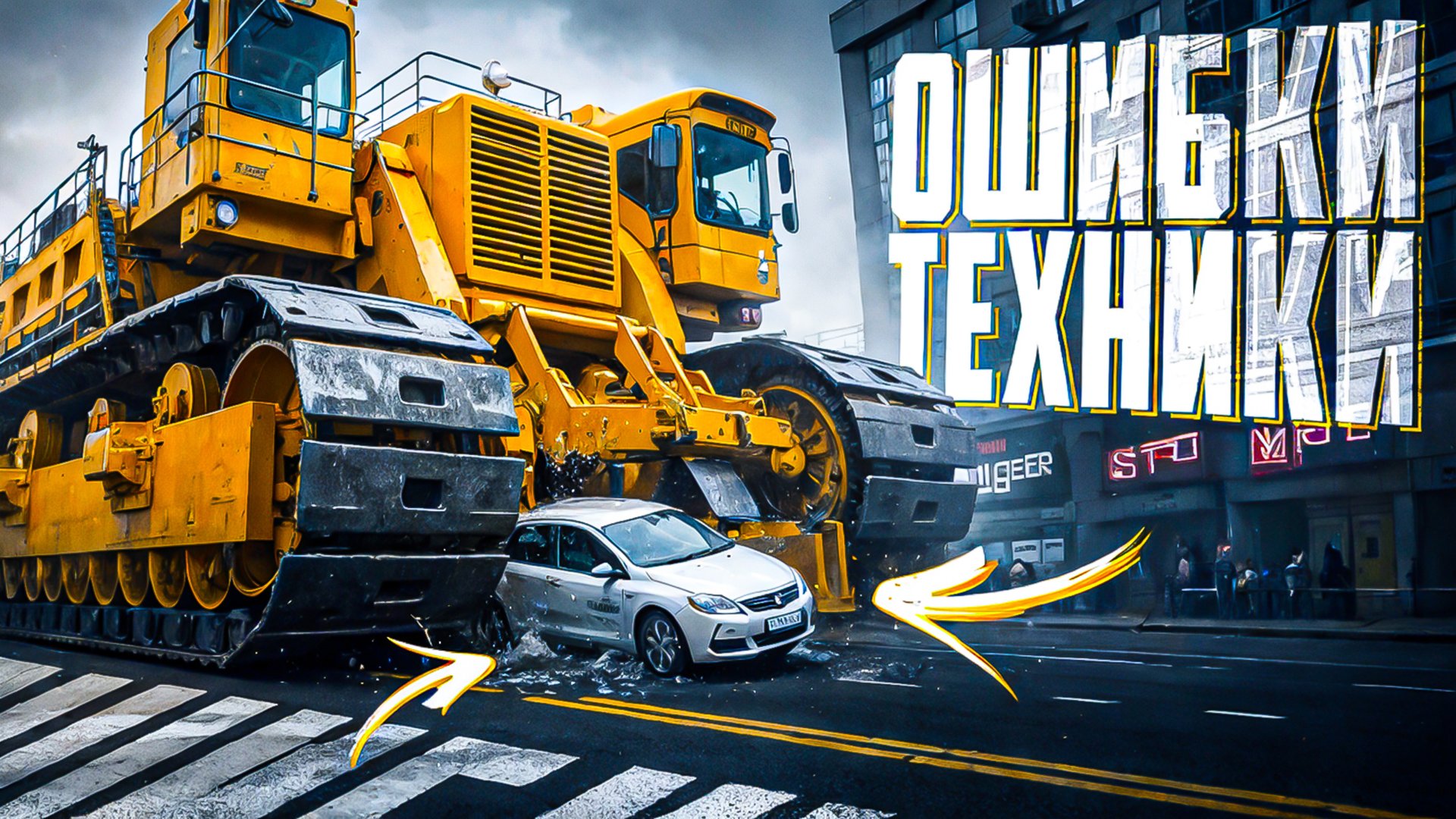 Масштабные ошибки тяжелой техники, снятые на камеру смотреть онлайн