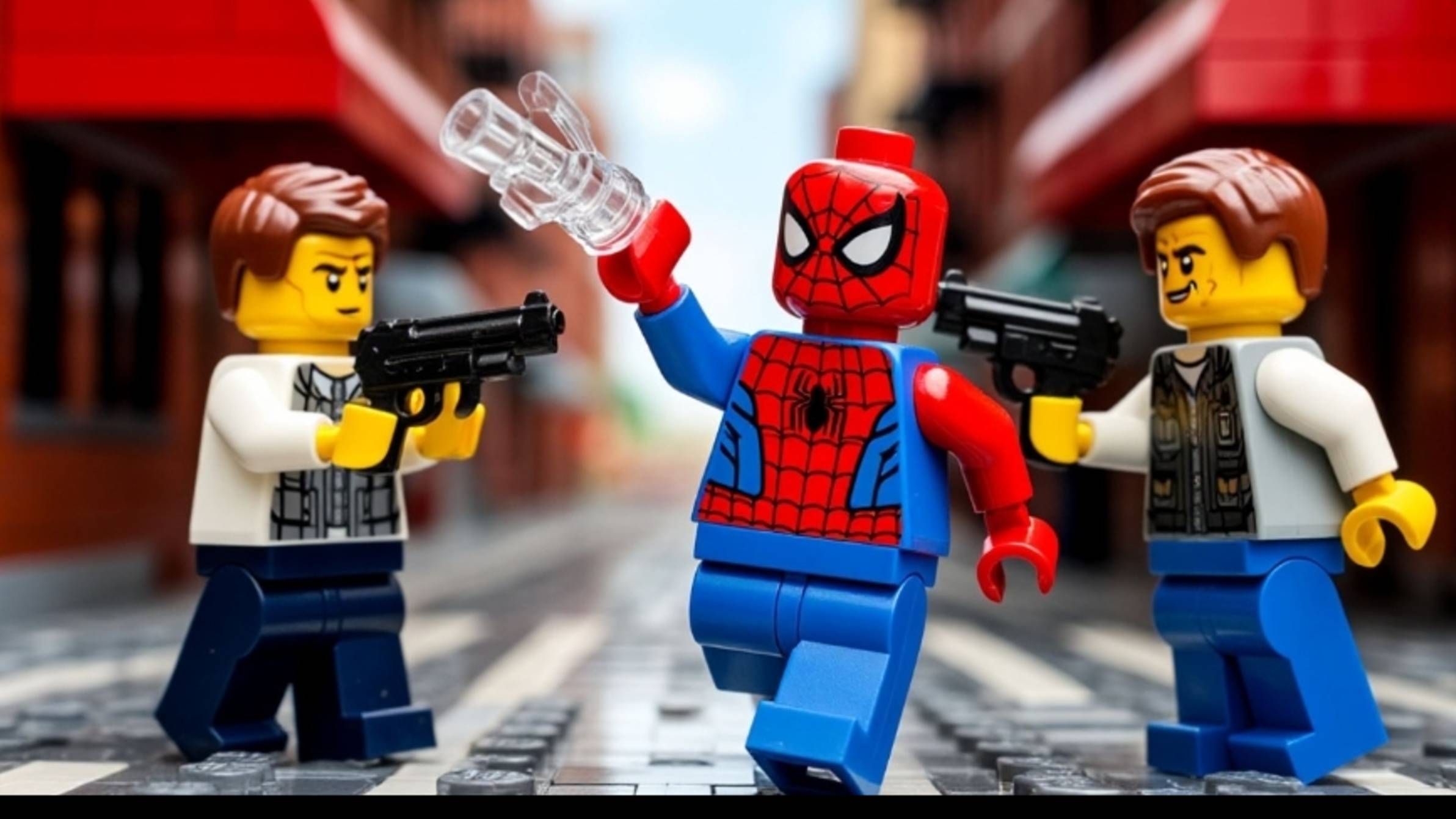 Лего человек паук эпизод 6 перестрелка