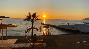 Кабардинка. Море осенью. Новая набережная.