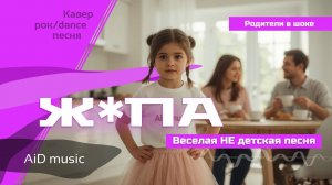 [Жопа] - задорный рок-данс про детский бунт и запретное слово! [ИИ]